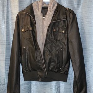 Fake Leather Jacket